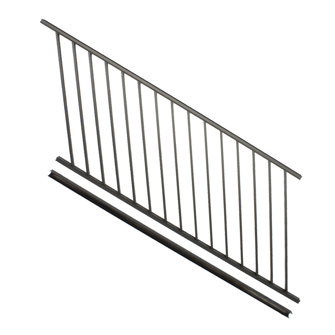 6’ Continuous Baluster Stair Panel Railing