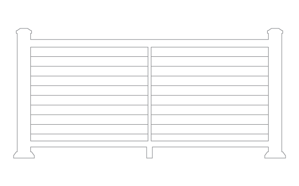 Full Frame Horizontal Cable Railing